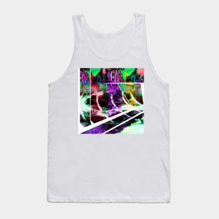 mazatlan urban street art collage in ecopop colors Tank Top